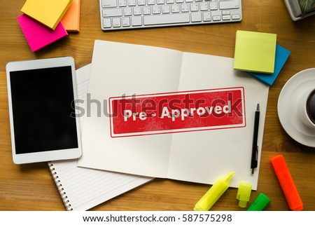 Pre-Approved Choice Mark Selection CUSTOMIZE Status Option and CUSTOMS