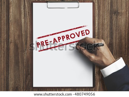 Pre-Approved Choice Mark Selection Status Option Concept