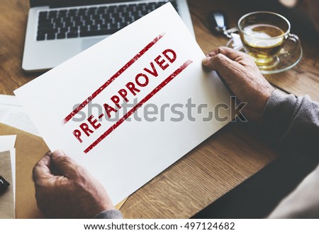 Pre-Approved Choice Mark Selection Status Option Concept