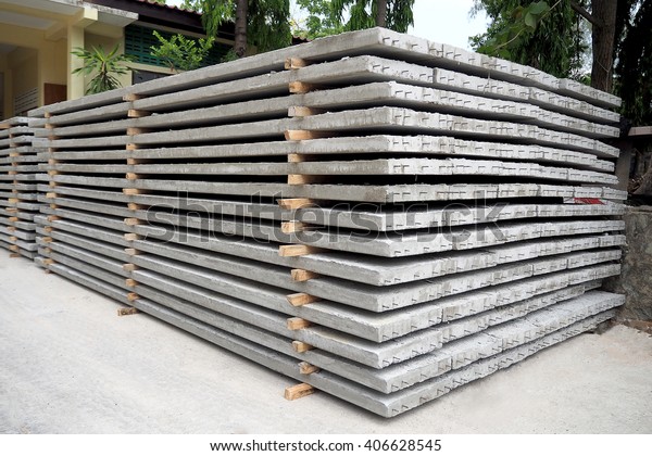 Precast Concrete Cement Slab Floor Concrete Stock Photo Edit Now