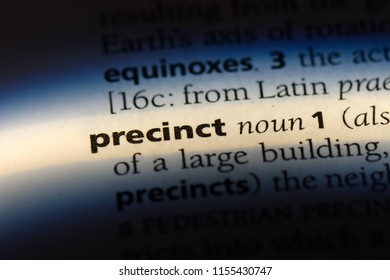 Precinct Word Dictionary Precinct Concept Stock Photo 1155430747 ...