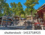 Precincts scenery of the Nikko Toshogu Shrine in Nikko city, Japan