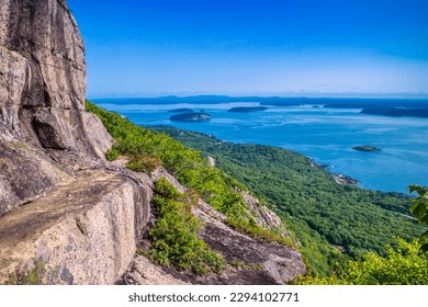 The Precipice Trail in Acadia National Park, Maine