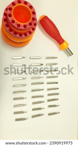 Precision repair toolset with multiple bits