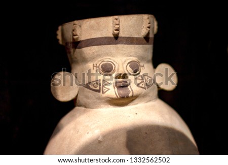 Pre-columbian ceramics called 