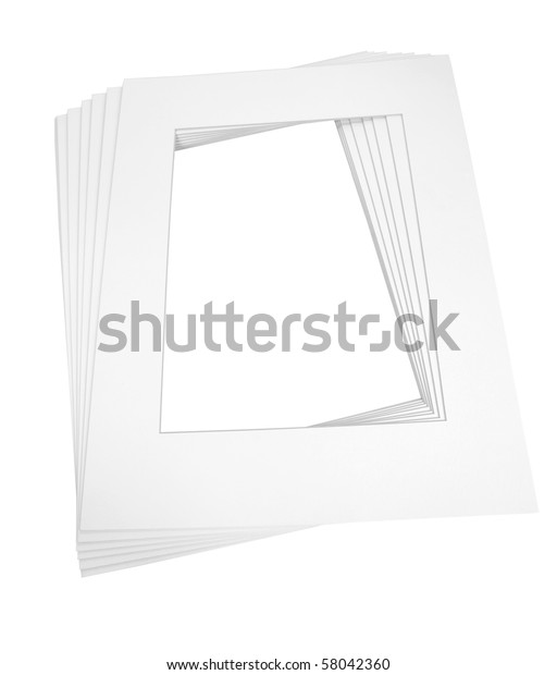 Precut Matboards Framing Art Isolated On Stock Photo Edit Now