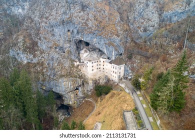 Predjama Castle (Predjamski grad, grad Predjama, Höhlenburg Lueg, Castel Lueghi) is a Renaissance castle built within a cave enterance close to Postojna in south-central Slovenia.