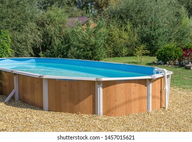 Similar Images, Stock Photos & Vectors of An above ground pool sets on