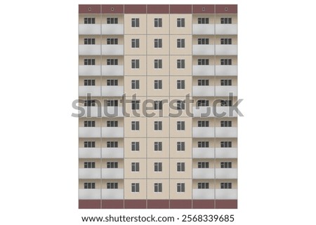 Similar – Image, Stock Photo Prefabricated balcony