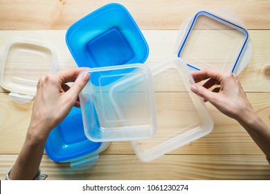  Preform For Transportation And Storage In Plastic Containers. Pie In A Plastic Container. 