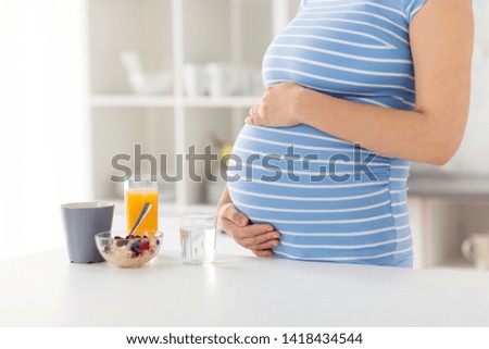 Similar – Image, Stock Photo cup Nutrition Breakfast