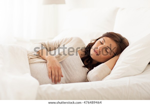 Pregnancy Rest People Expectation Concept Happy Stock Photo 476489464 ...