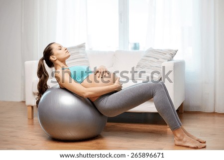 Pregnancy Sport Fitness People Healthy Lifestyle Stock Photo (Edit Now) 265896671 - Shutterstock