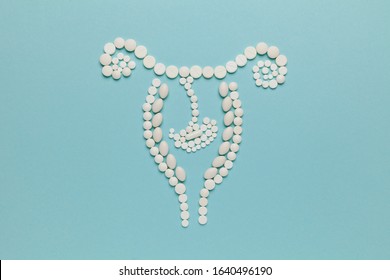 Pregnancy Termination Pills. Female Contraception, Medication Abortion.