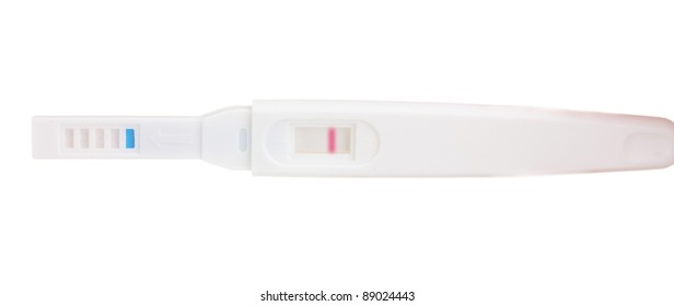 Positive Pregnancy Tests Isolated On White Stock Photo 122019040 