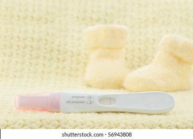 Pregnancy Test With With Negative Results.