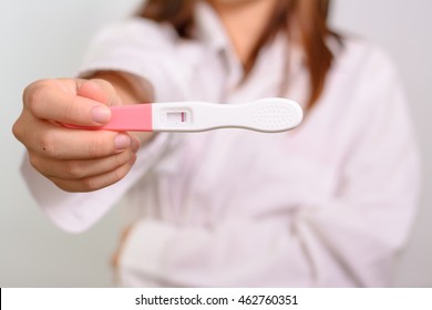Pregnancy Test showing a negative result