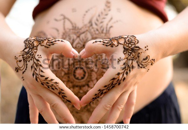 henna tattoo heart designs