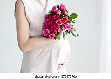 Pregnant With Flowers Roses