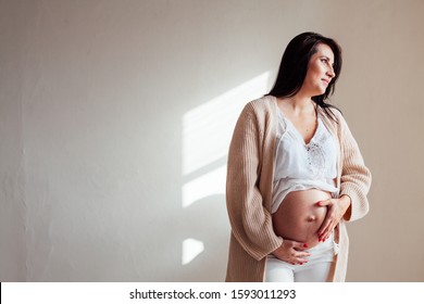 Pregnant Mom Expecting A Baby Before Birth