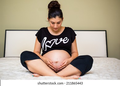 Pregnant Mother Expecting Child