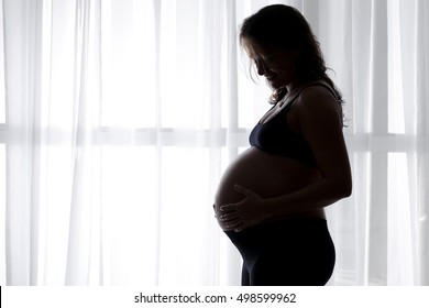 pregnant silhouette