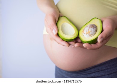 Pregnant Woman, Avocado