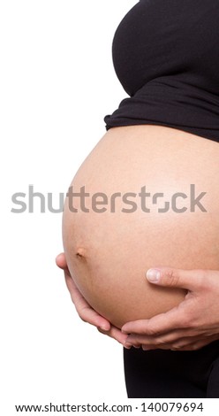 pregnant woman belly