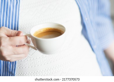 Pregnant Woman With Coffee, Prohibitions During Pregnancy, Healthy Eating, The Effect Of Caffeine On The Body