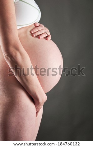 Pregnant woman due to give birth