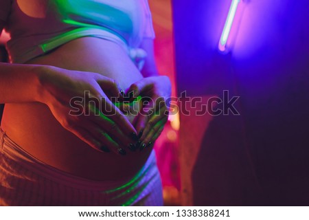 Similar – Baby sleeping on a blanket while her mother looks