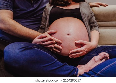 Pregnant Woman In Late Pregnancy