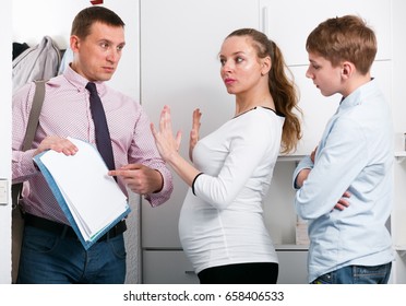 Pregnant Woman And Teenage Son Having No Possibility To Pay Utility Bills And Rent 