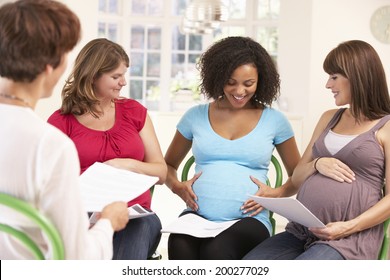 Pregnant Women At Ante Natal Class