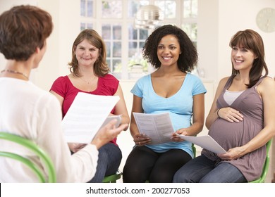 Pregnant Women At Ante Natal Class