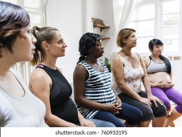 Pregnant Women In A Class