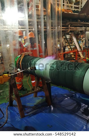 preheating pipes