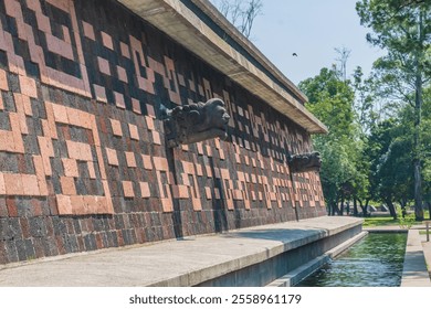 Prehispanic architecture structure in Chapultepec