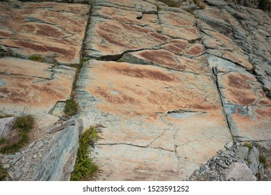 Prehistoric Cave Painting. Valley Of Miracles. France. Tende