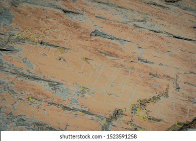 Prehistoric Cave Painting. Valley Of Miracles. France. Tende