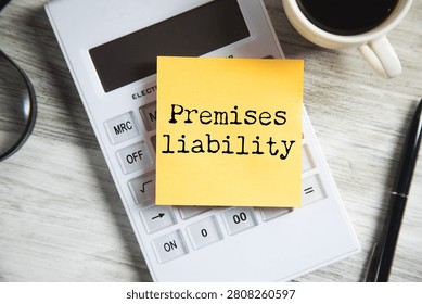 Premises liability work desk with notepad