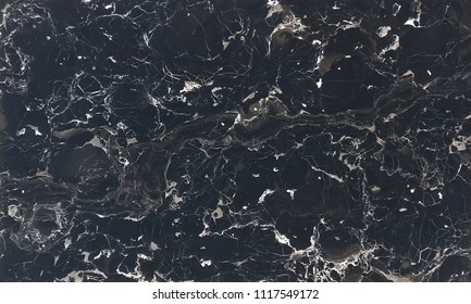 Premium Natural Italian Marble with seamless Black Foil