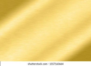 Premium stainless steel smooth glossy metal gold color background Bright gradient platinum yellow Brass plate chrome texture effect brown foil paper line backdrop bar christmas  golden light polished 