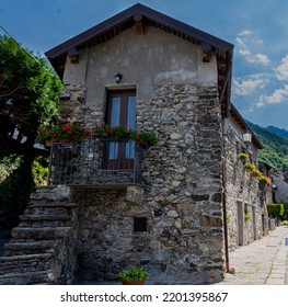 Premosello-Chiovenda, Province Of Verbano Cusio Ossola. July 2, 2020: Part Of Its Territory Contains The Val Grande National Park