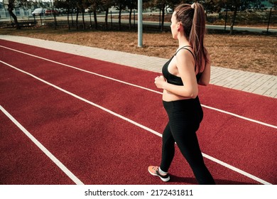 Prenatal Exercises. Prenatal Healthy Fitness Active Fit Gym Outside. Pregnant Woman Training Yoga Sport Exercise. Pregnancy Training