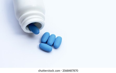 PrEP ( Pre-Exposure Prophylaxis) Blue Pills Used To Prevent HIV