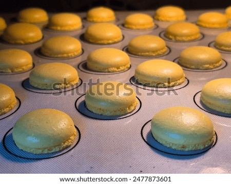 The preparation of baking macaroons