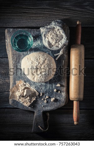 Similar – Image, Stock Photo Bread sardines fish Food