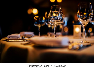 Preparation for Christmas  dinner and new eve dinner. Luxury design for a new year celebration. - Powered by Shutterstock