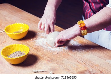 The preparation of the dough for bread
